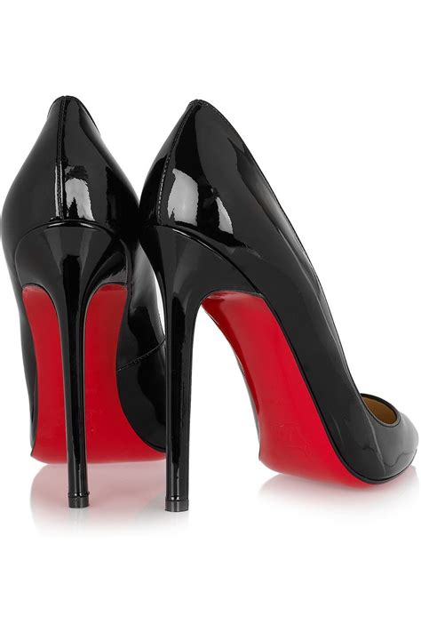 louis vuitton black heels red bottoms|louis vuitton platform heels red.